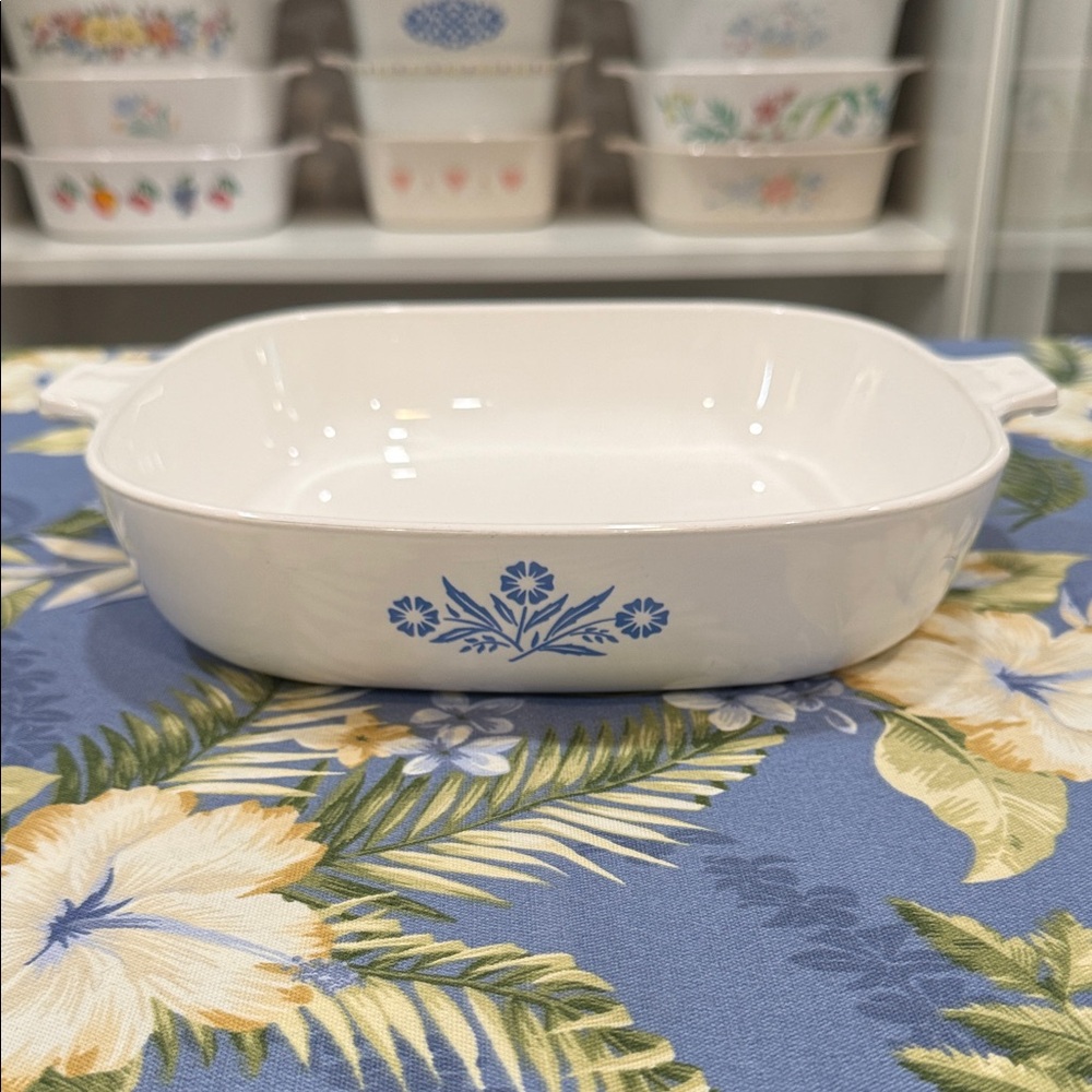 Corningware blue cornflower
